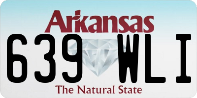 AR license plate 639WLI