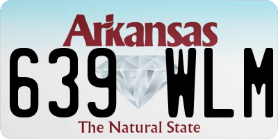 AR license plate 639WLM
