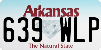 AR license plate 639WLP