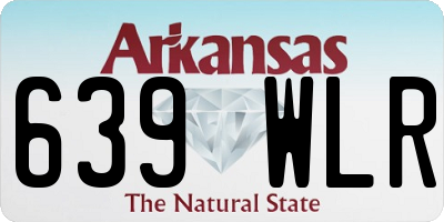 AR license plate 639WLR