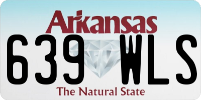 AR license plate 639WLS