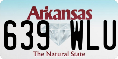 AR license plate 639WLU