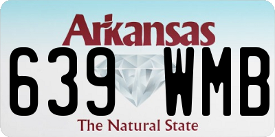 AR license plate 639WMB