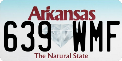 AR license plate 639WMF