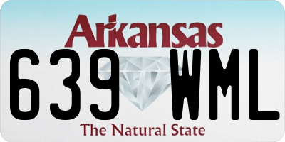 AR license plate 639WML