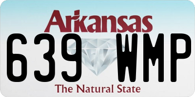 AR license plate 639WMP