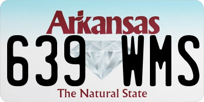 AR license plate 639WMS