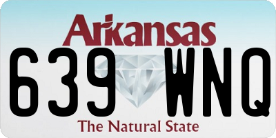 AR license plate 639WNQ
