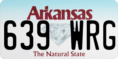 AR license plate 639WRG