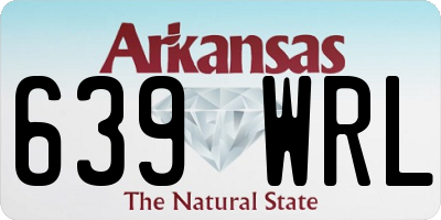 AR license plate 639WRL