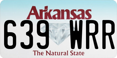 AR license plate 639WRR