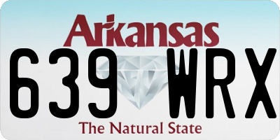 AR license plate 639WRX