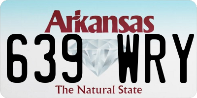 AR license plate 639WRY