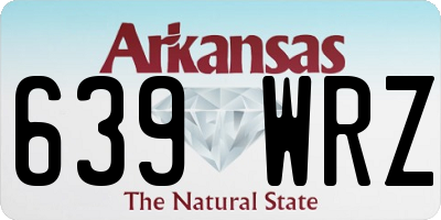 AR license plate 639WRZ