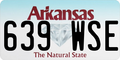 AR license plate 639WSE