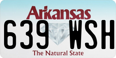 AR license plate 639WSH