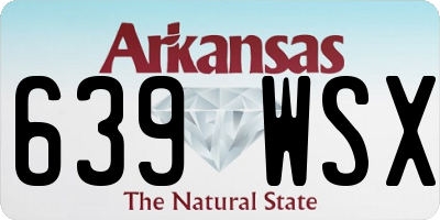 AR license plate 639WSX