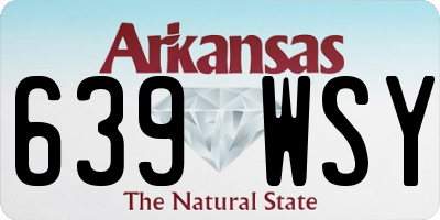 AR license plate 639WSY