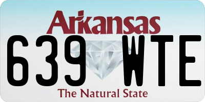 AR license plate 639WTE