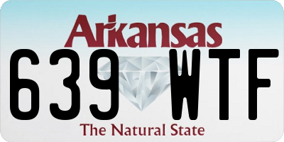 AR license plate 639WTF