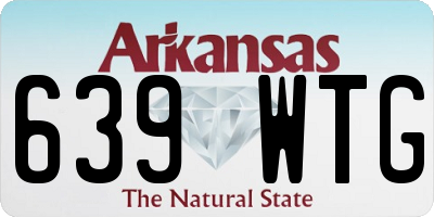 AR license plate 639WTG
