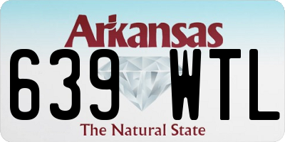 AR license plate 639WTL