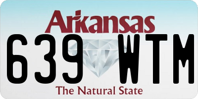AR license plate 639WTM