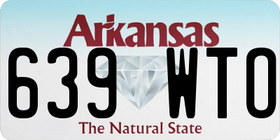 AR license plate 639WTO
