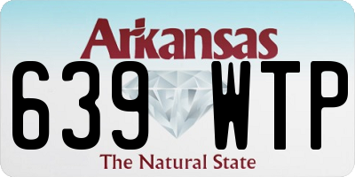 AR license plate 639WTP