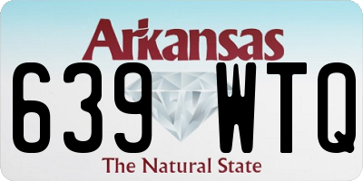 AR license plate 639WTQ