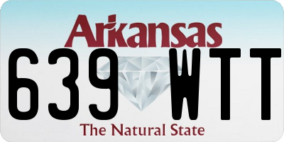 AR license plate 639WTT