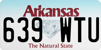 AR license plate 639WTU