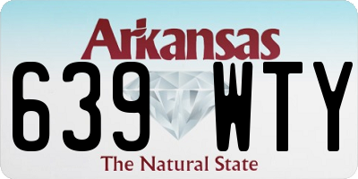 AR license plate 639WTY