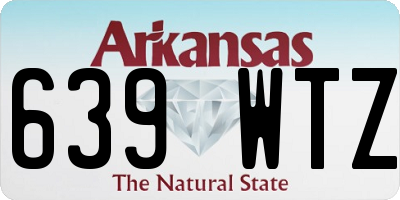 AR license plate 639WTZ