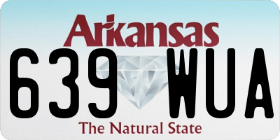 AR license plate 639WUA