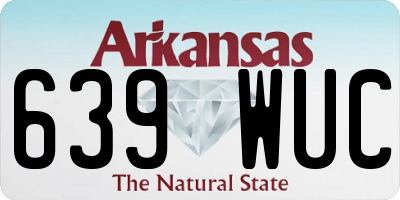 AR license plate 639WUC