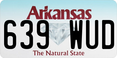 AR license plate 639WUD