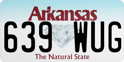 AR license plate 639WUG