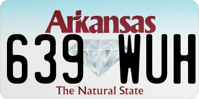 AR license plate 639WUH