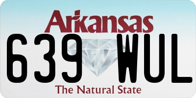 AR license plate 639WUL