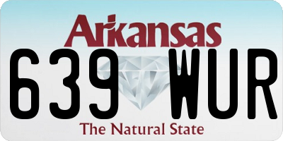 AR license plate 639WUR