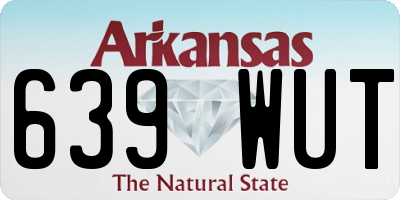 AR license plate 639WUT