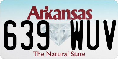 AR license plate 639WUV