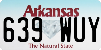 AR license plate 639WUY