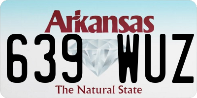 AR license plate 639WUZ