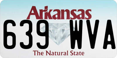 AR license plate 639WVA