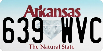 AR license plate 639WVC