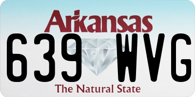 AR license plate 639WVG