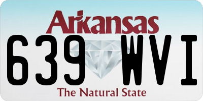 AR license plate 639WVI
