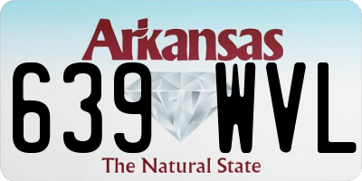 AR license plate 639WVL